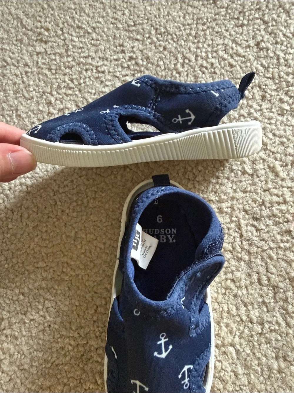 Hudson Baby navy canvas